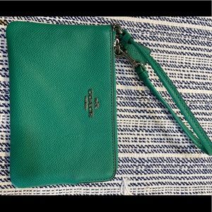 Small Coach wristlet wallet